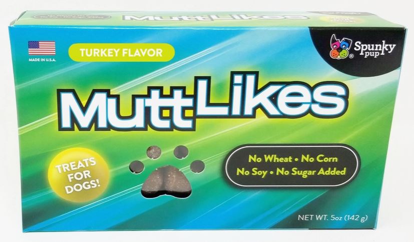 Mutt Likes Boxed Candy Dog Treats (Turkey Flavor) – Nuts To You